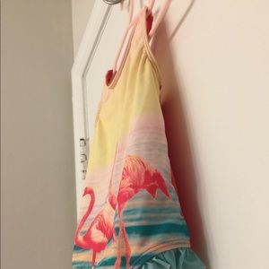 Super cute flamingo swim suit 18Months